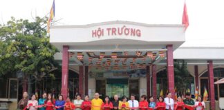 BTS GHPGVN Quận 7 tổ chức lễ ra mắt Không gian Văn hóa Hồ Chí Minh tại chùa Long Hoa