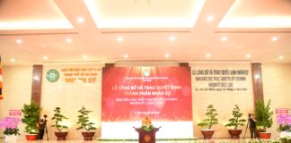 Ban Giáo dục Phật giáo TP.HCM ra mắt và nhận quyết định chuẩn y thành phần nhân sự