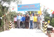 Hội từ thiện Tường Nguyên (Quận 4) thông xe hai cầu nông thôn tại tỉnh Vĩnh Long, Tiền Giang