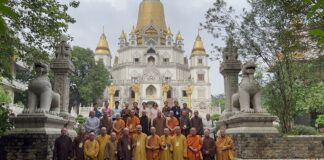 Phái đoàn Ban Văn Hóa Trung ương tiếp tục chuyến thăm và làm việc tại các Tự viện tại TP.HCM