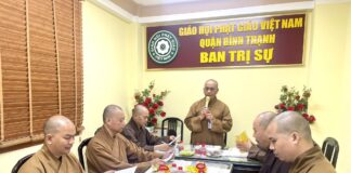 Ban Trị sự GHPGVN Q.Bình Thạnh họp triển khai công tác Phật sự
