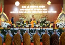 An vị tôn tượng Thánh Tổ Ni Đại Ái Đạo tại chùa Thanh Tâm; yết bái Đức Thánh Tổ Ni Đại Ái Đạo, đảnh lễ chư Ni tiền bối hữu công Phật giáo Việt Nam