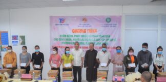 Phật giáo TP.Thủ Đức khám bệnh đến công nhân người dân tộc thiểu số