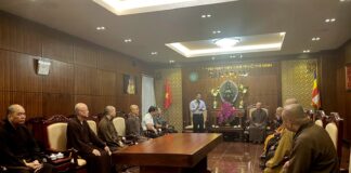 Lãnh đạo Ban Tôn giáo TP gặp mặt đoàn Đại biểu GHPGVN TP. Hồ Chí Minh
