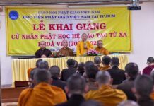 Học viện Phật giáo VN tại TP.HCM khai giảng lớp Cử nhân Phật học Hệ Đào tạo từ xa