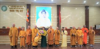 Lãnh đạo UBMTTQ Việt Nam TP.Hồ Chí Minh chúc mừng Kỷ niệm Ngày thành lập GHPGVN (7/11/1982 – 7/11/2022).