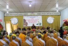 Lớp Sơ cấp Phật học quận Tân Bình tổ chức lễ tốt nghiệp và tổng khai giảng năm học mới