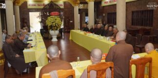 Ban Trị sự Phật giáo quận 3 họp định kỳ triển khai các Phật sự cuối năm