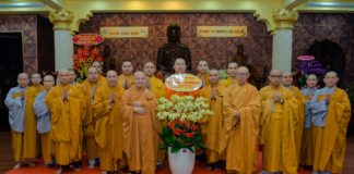 Quận 3:Khánh chúc chư Tôn giáo phẩm được Đại hội Đại biểu Phật giáo toàn quốc lần IX suy tôn, suy cử HĐCM, HĐTS