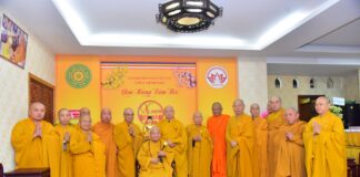 Ban Trị sự Phật giáo TP.Hồ Chí Minh chúc Tết Hòa thượng Chủ tịch Hội đồng Trị sự và chư tôn đức lãnh đạo Văn phòng II TƯ GHPGVN.