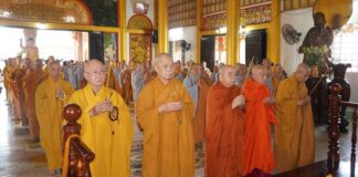 Ban Trị sự Phật giáo Q.Gò Vấp thực hiện Bố-tát và trao giáo chỉ tấn phong giáo phẩm