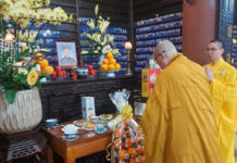 Lễ tiểu tường cư sĩ Tống Hồ Cầm tại chùa Hải Quang (Tân Bình)