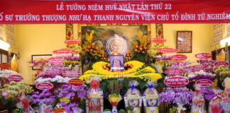Trang nghiêm lễ tưởng niệm 22 năm ngày viên tịch của Ni trưởng Thích Nữ Như Thanh