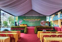 Cận cảnh chương trình Buffet chay gây quỹ tại Việt Nam Quốc Tự diễn ra chiều nay 16h30