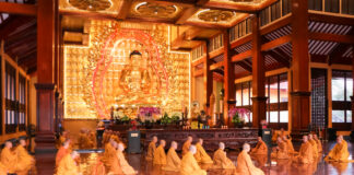 Lễ bố tát, tụng giới tại Việt Nam Quốc Tự