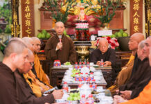 Ban Giáo dục Phật giáo TP thăm lớp Sơ cấp Phật học TP.Thủ Đức, Quận 8, Quận Tân Bình