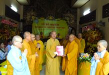 Quận 8: Bổ nhiệm Ban Quản trị Tịnh thất Pháp Thủy