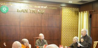 Ban Trị sự Phật giáo TP họp triển khai công tác tổ chức Đại lễ Phật Đản và tổ chức An cư kiết hạ PL.2567