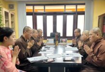 Ban Thông tin Truyền thông GHPGVN TP.HCM thảo luận công tác chuẩn bị cho Đại lễ Phật đản, tập huấn