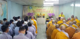 Khởi công trùng tu Văn phòng Ban Trị sự Phật giáo Quận 8