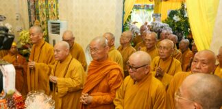 Đoàn Trung ương Giáo hội, BTS GHPGVN TP.Hồ Chí Minh viếng tang Trưởng lão Hòa thượng Thích Giác Quang