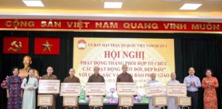 Quận 1: Phát động tháng hành động “Tốt đời, đẹp đạo” trong chức sắc và đồng bào Phật giáo
