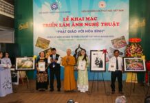 Quận 1: Triển lãm ảnh Nghệ thuật Phật giáo tại đường sách Thành phố