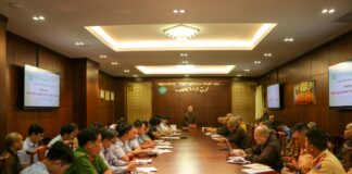 Phiên họp triển khai an ninh, trật tự giao thông cho Đại lễ Phật đản PL 2567