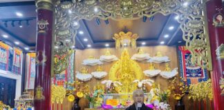 Phú Nhuận: Hạ thủy, thắp sáng 7 đóa sen vàng trên kênh Nhiêu Lộc vào tối mùng 08 tháng 4