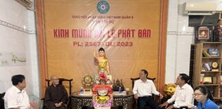 Quận 6: Ủy ban MTTQVN Thành phố chúc mừng Đại lễ Phật đản