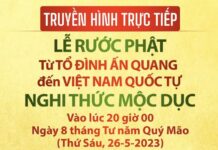 TRỰC TIẾP: Lễ rước Phật tại Việt Nam Quốc Tự