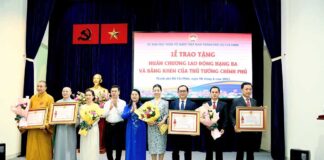 Chư tôn đức Phật giáo TP tham dự Hội nghị Ủy ban Mặt trận Tổ quốc Việt Nam Thành phố Hồ Chí Minh lần thứ 10, khóa XI (2019 -2024)