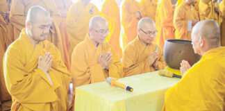 Củ Chi: Tăng Ni tác pháp an cư tại chùa Pháp Thành, chùa Di Đà