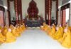 Chư Tăng Ni các trường hạ tại H.Bình Chánh Bố-tát, tụng giới kỳ đầu tiên trong mùa An cư