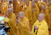 Quận 3: Lễ Bố-tát, sinh hoạt Tăng sự định kỳ tại trường hạ chùa Minh Đạo