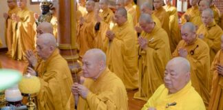 Quận 3: Lễ Bố-tát, sinh hoạt Tăng sự định kỳ tại trường hạ chùa Minh Đạo