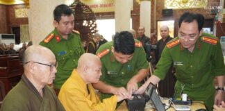 Quận 3: Tăng Ni các tự viện trên địa bàn đăng ký, kích hoạt tài khoản định danh điện tử (VNeID)