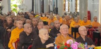 Gò Vấp: Lãnh đạo Quận ủy thăm và ký kết phối hợp hoạt động cùng Ban Trị sự Phật giáo quận