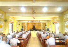 Bình Chánh: Sinh hoạt chuyên đề tại điểm An Cư Kiết hạ Chùa Phước Thiện