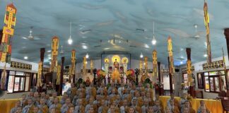 TP.HCM: Phân ban Ni giới Phật giáo Thành phố thăm trường Hạ chùa Di Đà huyện Củ Chi PL.2567