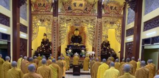 Tân Phú: Bố tát, tụng giới và triển khai các Phật sự trọng tâm