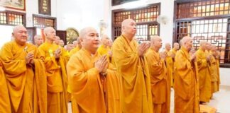 Bình Chánh: Chư Tăng tác pháp Tự tứ kết thúc mùa An cư kiết hạ Phật lịch 2567