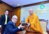 Hội Liên hữu Phật giáo Thế giới thăm chư tôn đức lãnh đạo GHPGVN TP.HCM tại Việt Nam Quốc Tự
