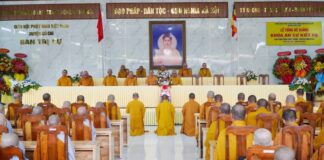 Củ Chi: Trang nghiêm lễ bế giảng khóa An cư kiết hạ lần thứ 37 tại trường hạ chùa Pháp Thành
