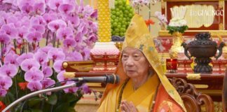 TP.HCM: Đức Pháp chủ GHPGVN quang lâm chứng minh khai mạc Pháp hội Vu Lan tại Việt Nam Quốc Tự