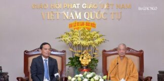 Phó Thủ tướng Trần Lưu Quang thăm chư tôn giáo phẩm lãnh đạo cấp cao của Giáo hội tại TP.HCM