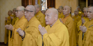 Quận 3: Tăng Ni bố tát lần thứ V mùa an cư kiết hạ PL.2567