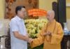 Thiếu tướng Phạm Ngọc Việt thăm Đức Pháp chủ và Hòa thượng Chủ tịch Hội đồng Trị sự GHPGVN nhân mùa Vu Lan PL.2567
