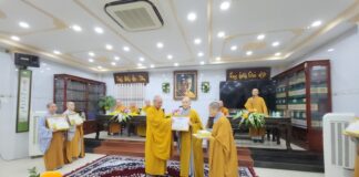 Quận 6: Ban Trị sự tổ chức hội thi diễn giảng tại chùa Bồ Đề Lan Nhã