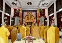 Bình Chánh : Trang nghiêm lễ Bố tát mùa an cư kiết hạ PL.2567